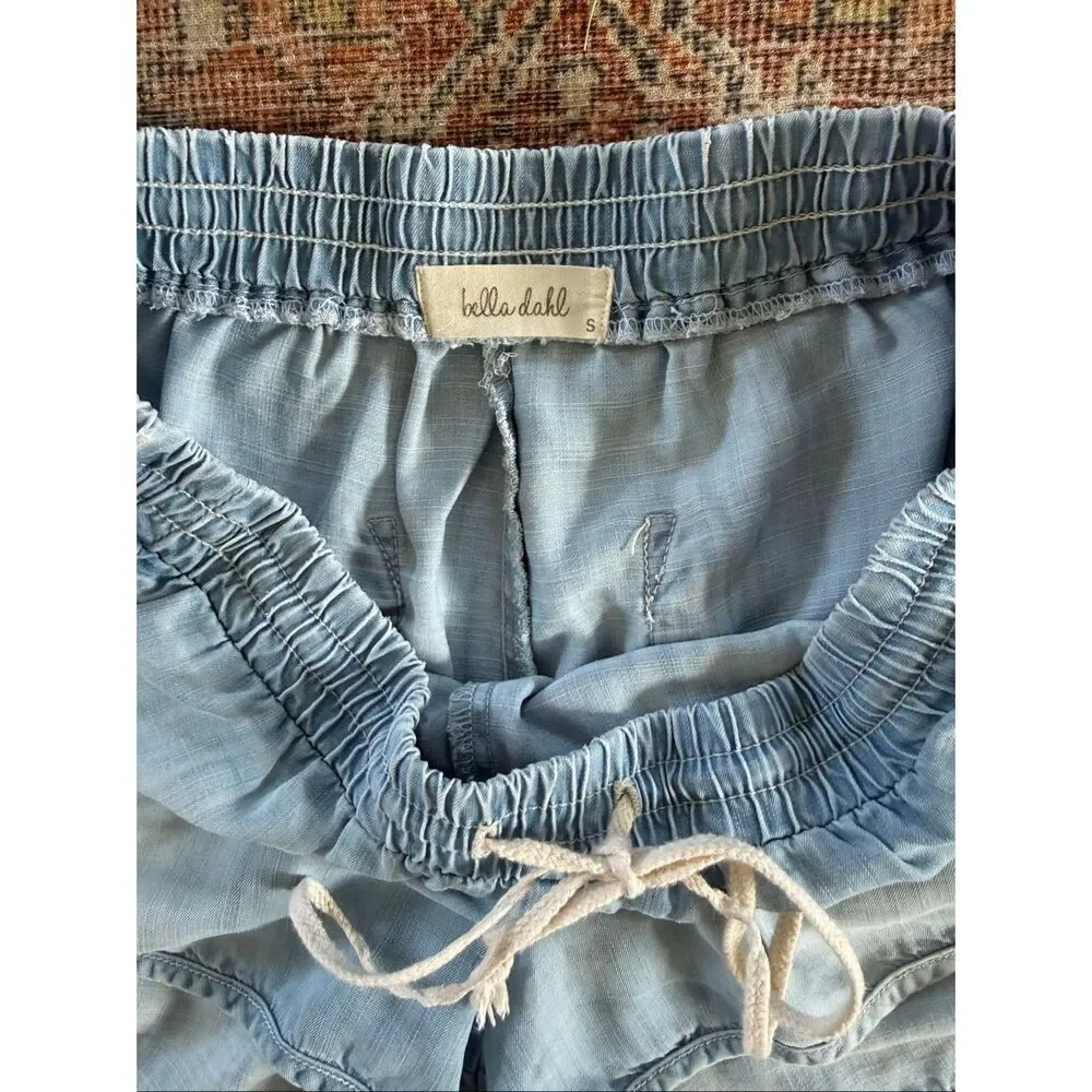 Bella Dahl Small Chambray Drawstring Shorts